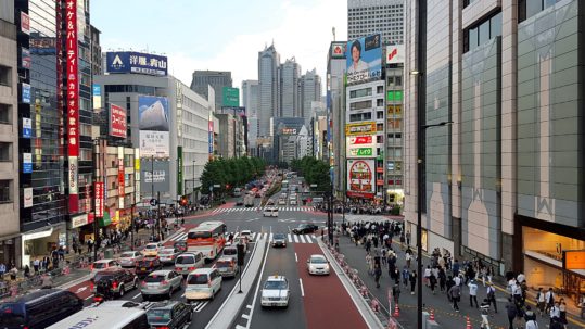 Tokyo et son quartier de Shinjuku