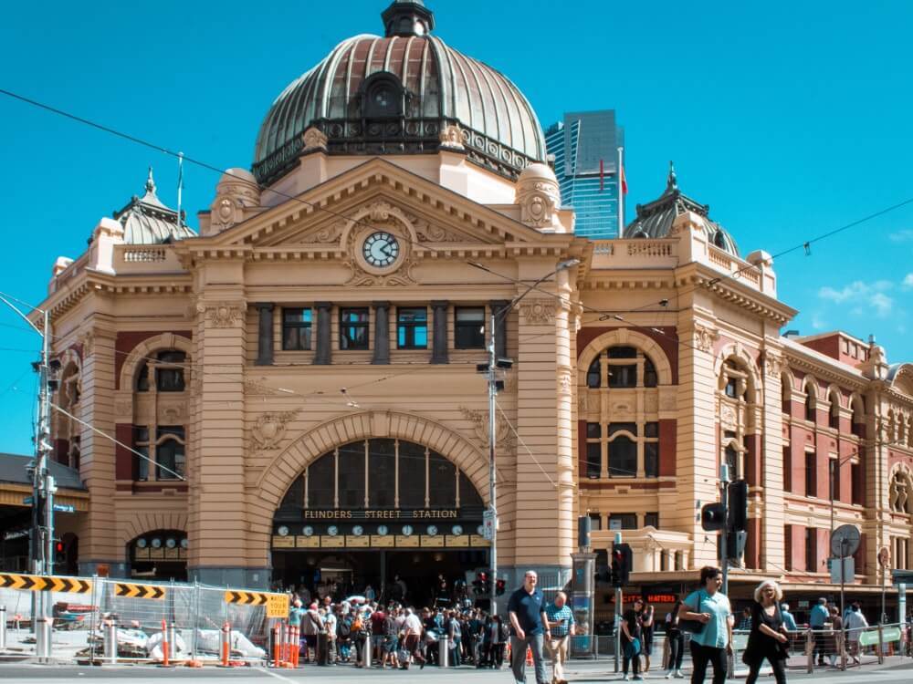 Visiter Melbourne : gare_de_flinder_street