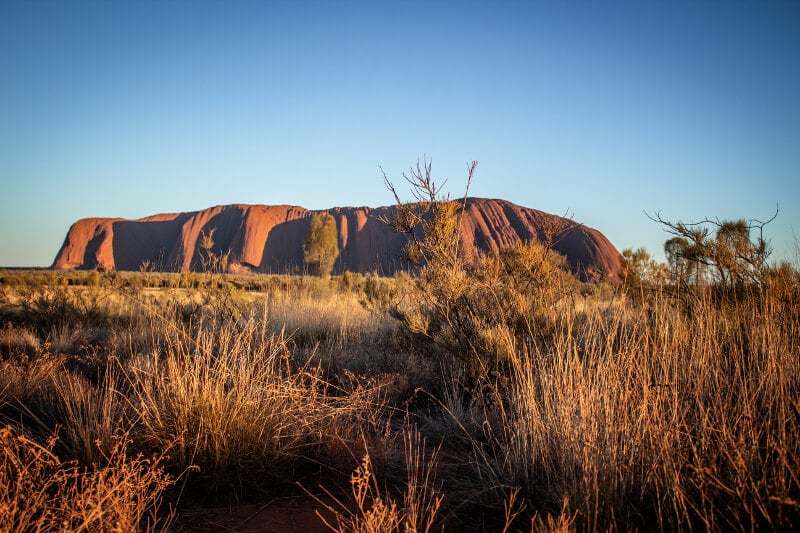 Red center de l'Australie - Uluru la montagne sacrée