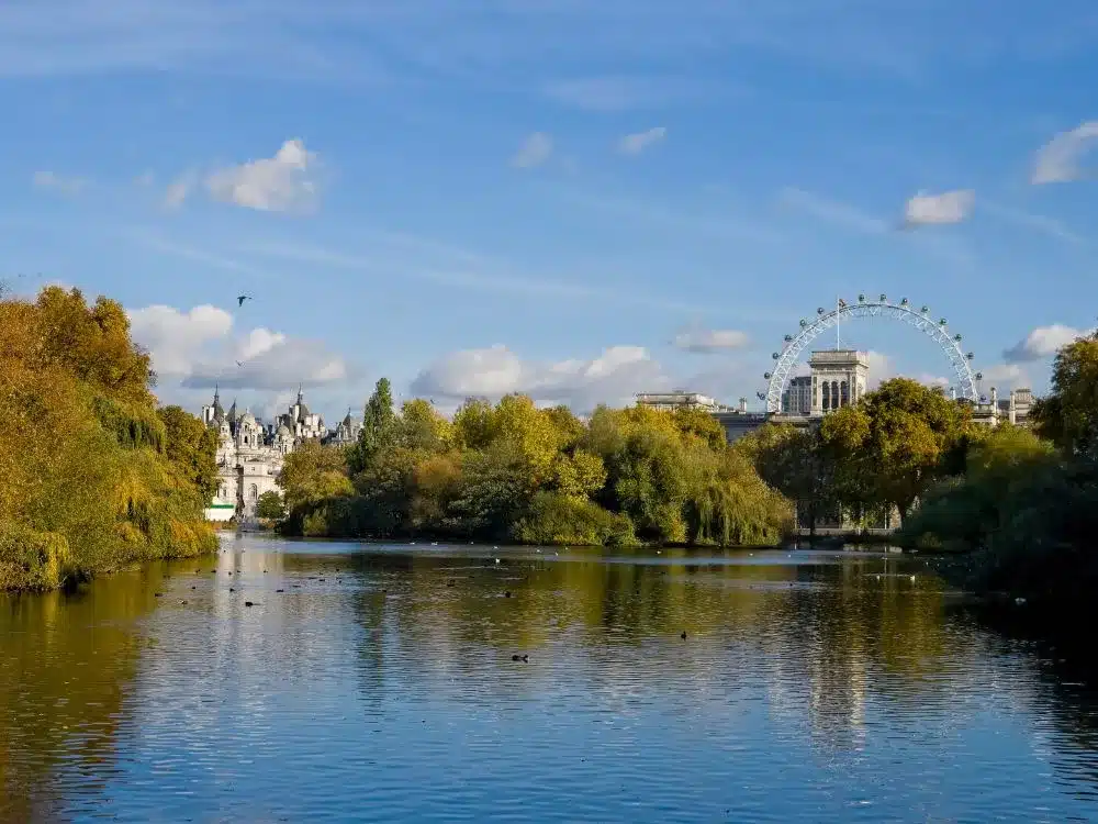 100 choses à faire à Londres, se balader dans St James park, du soleil dans les poches, blog voyages