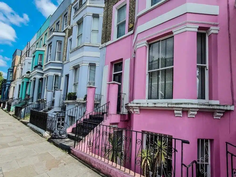 Rues colorées de Londres - Westbourne park road - du soleil dans les poches blog voyage