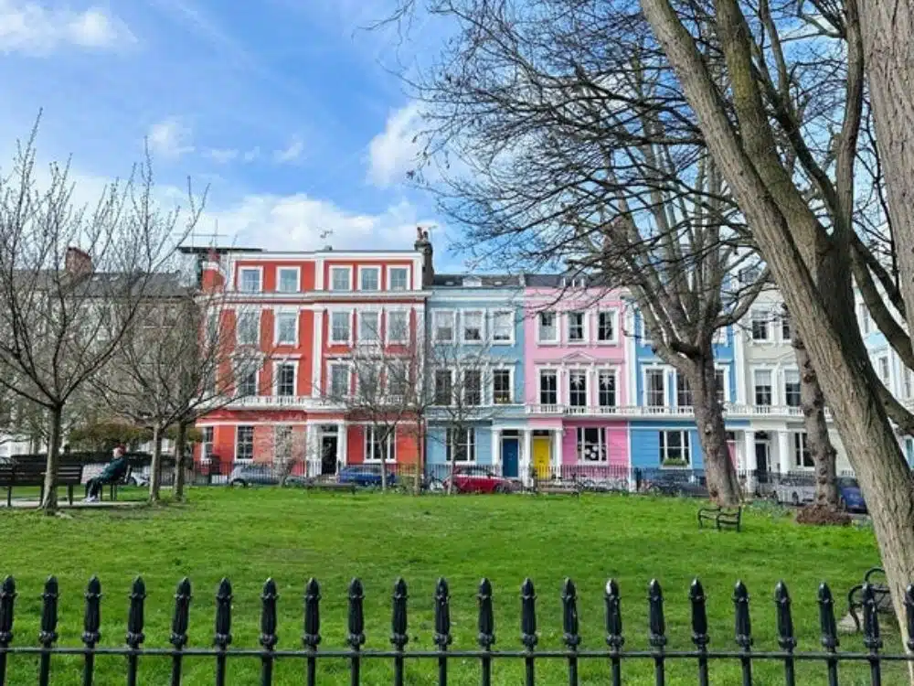 Chalcot square Primrose hill - du soleil dans les poches - blog voyages