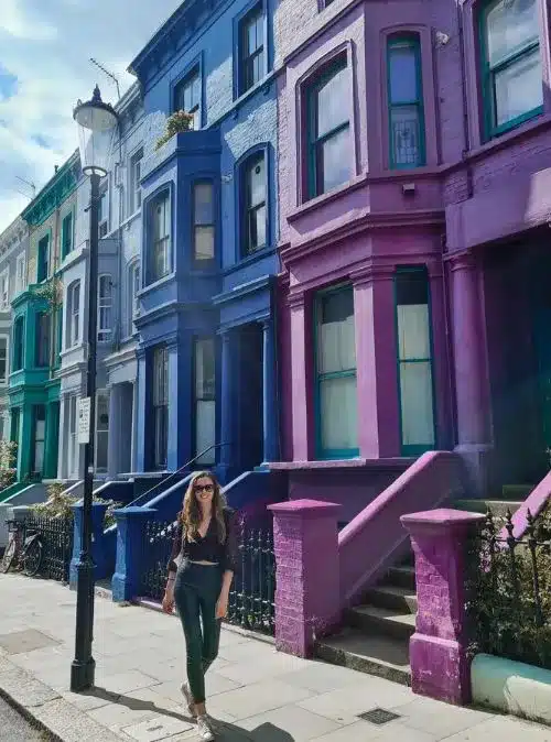 Rues colorées de Londres - Lancaster road - Notting Hill - du soleil dans les poches - blog voyages