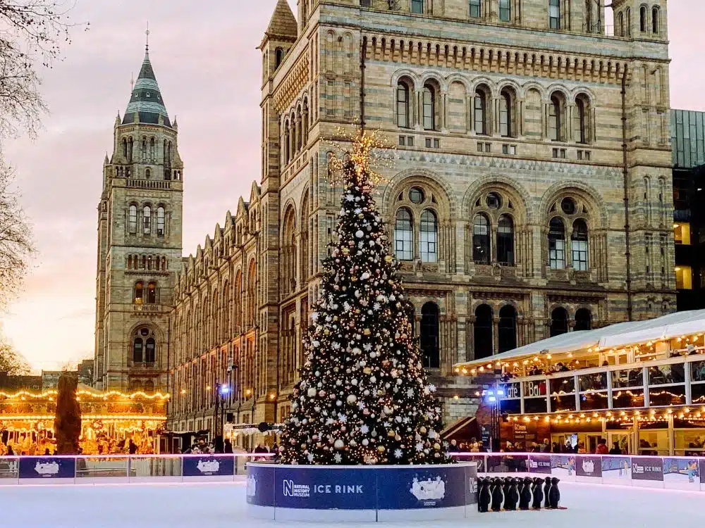 Que faire à Noël Londres ? Patinoire plein air - par Du soleil dans les poches, Sonia Guillard - blog voyages